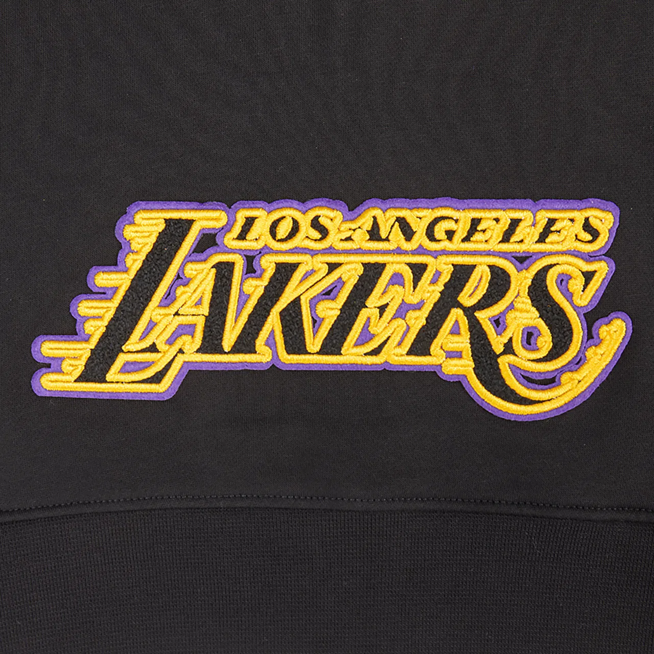 Худи для девочек Classic Fleece Pro Standard Los Angeles Lakers, черный — фото 3