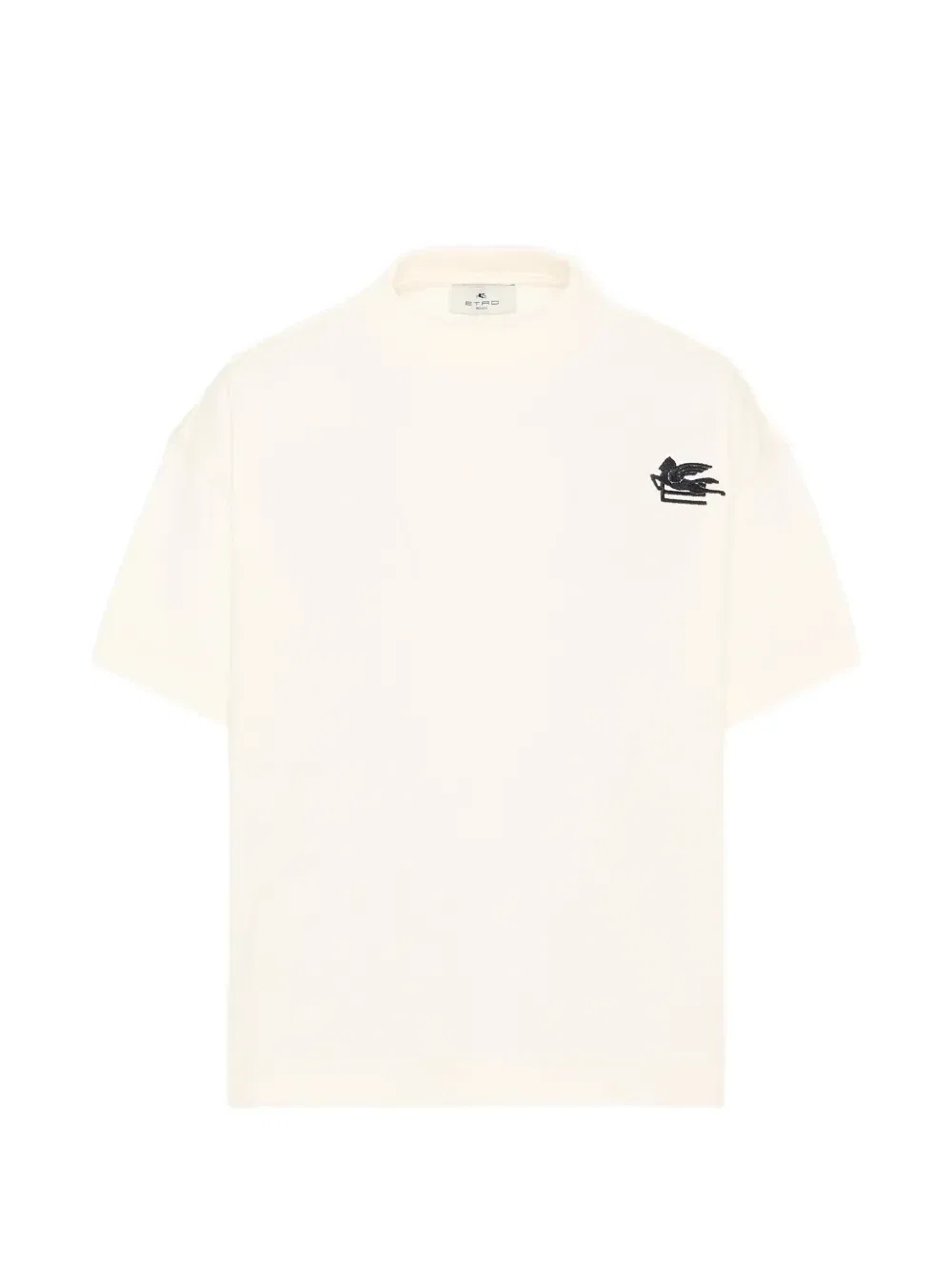 Футболка с вышивкой Пегаса Etro Kids, белый