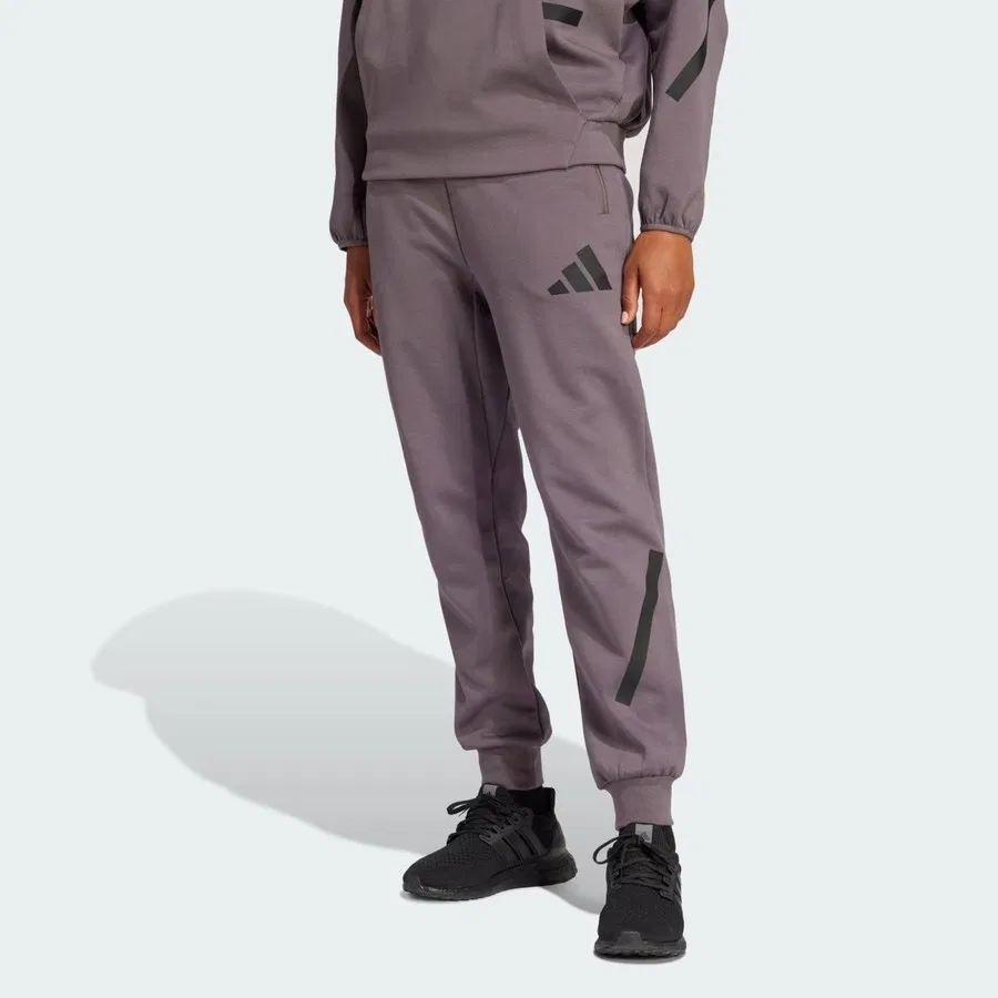 Женские спортивные брюки с принтом Z.N.E. adidas, Фиолетовый