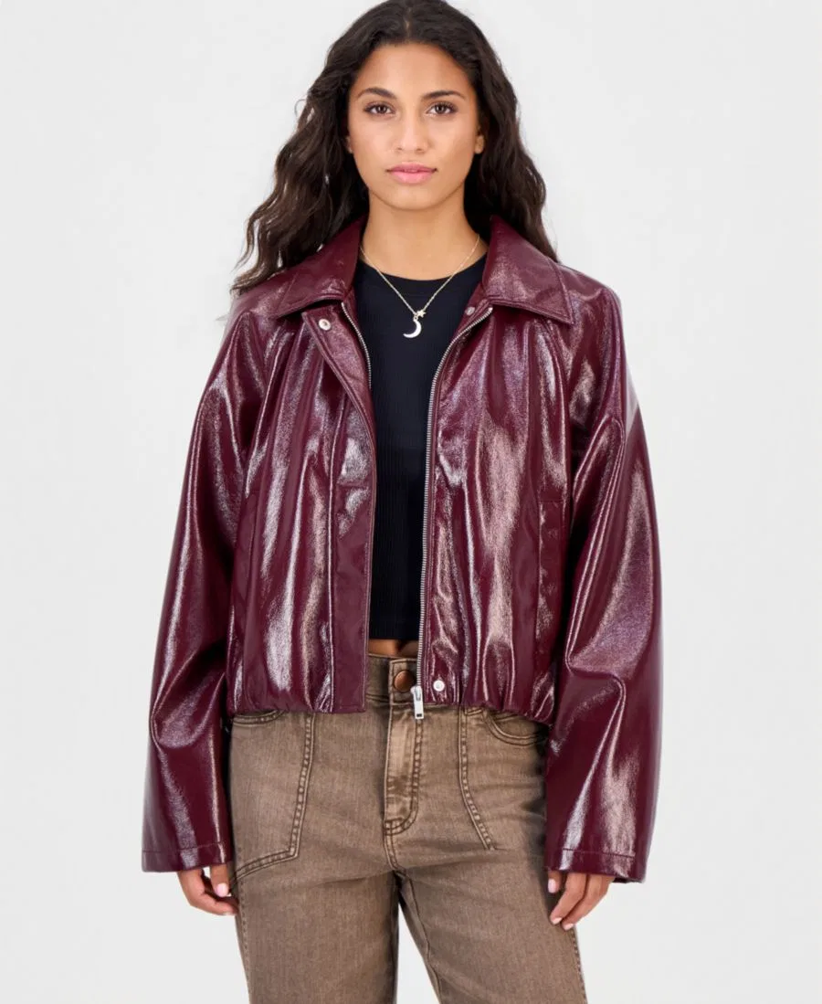 Куртка из экокожи Madden Girl, Plum — фото 4