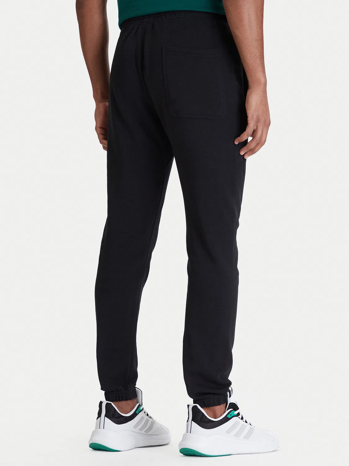 Мужские спортивные брюки свободного кроя French Terry Adidas, черный — фото 3