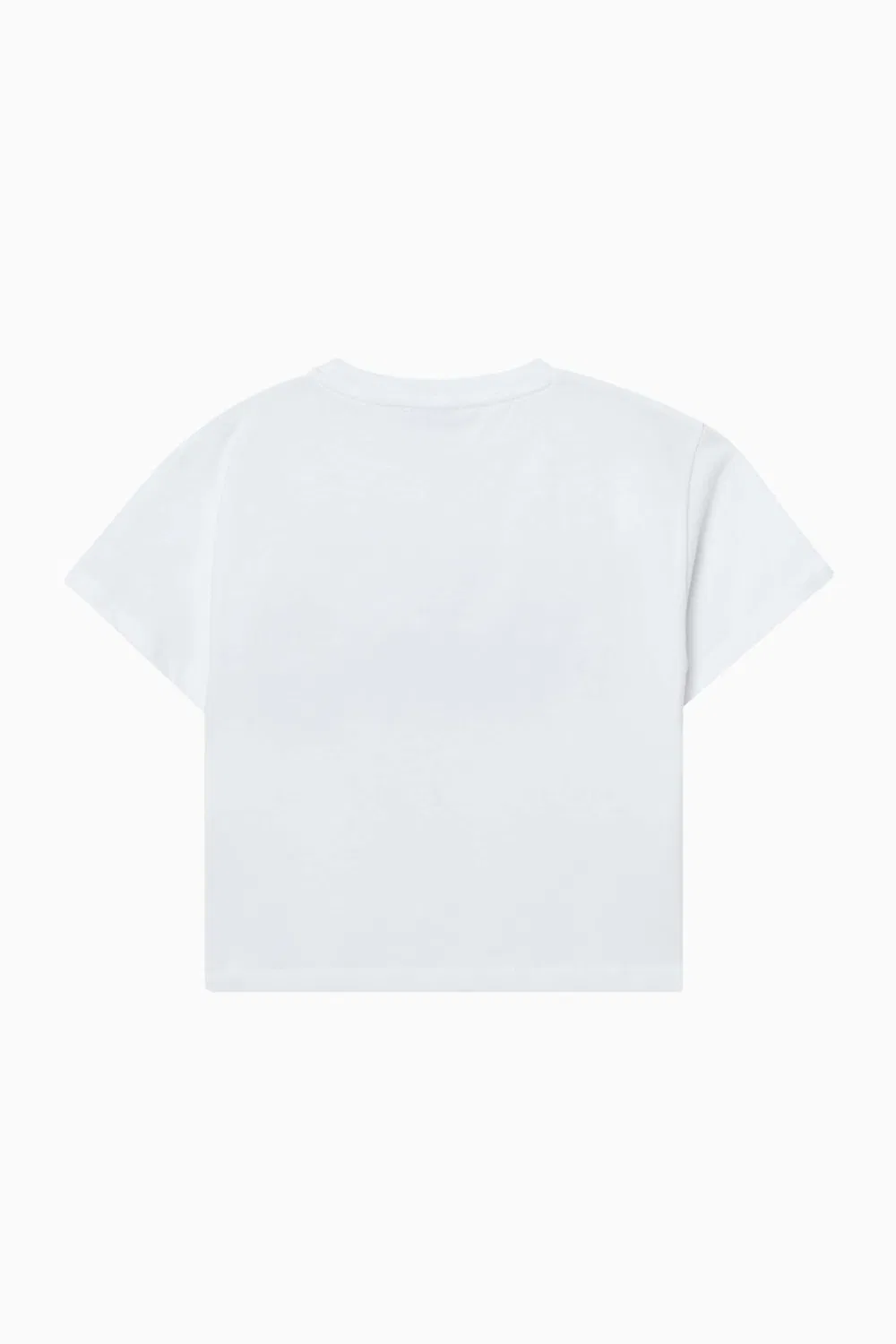 Футболка с принтом-логотипом из органического хлопка KENZO KIDS — фото 3