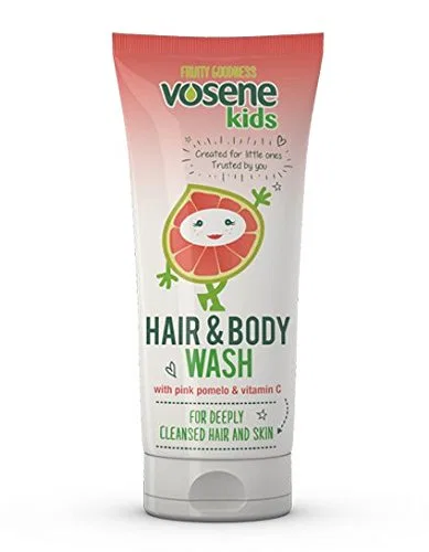 Детский гель для душа и волос Vosene с Pink Pomelo и витамином C, 250 мл