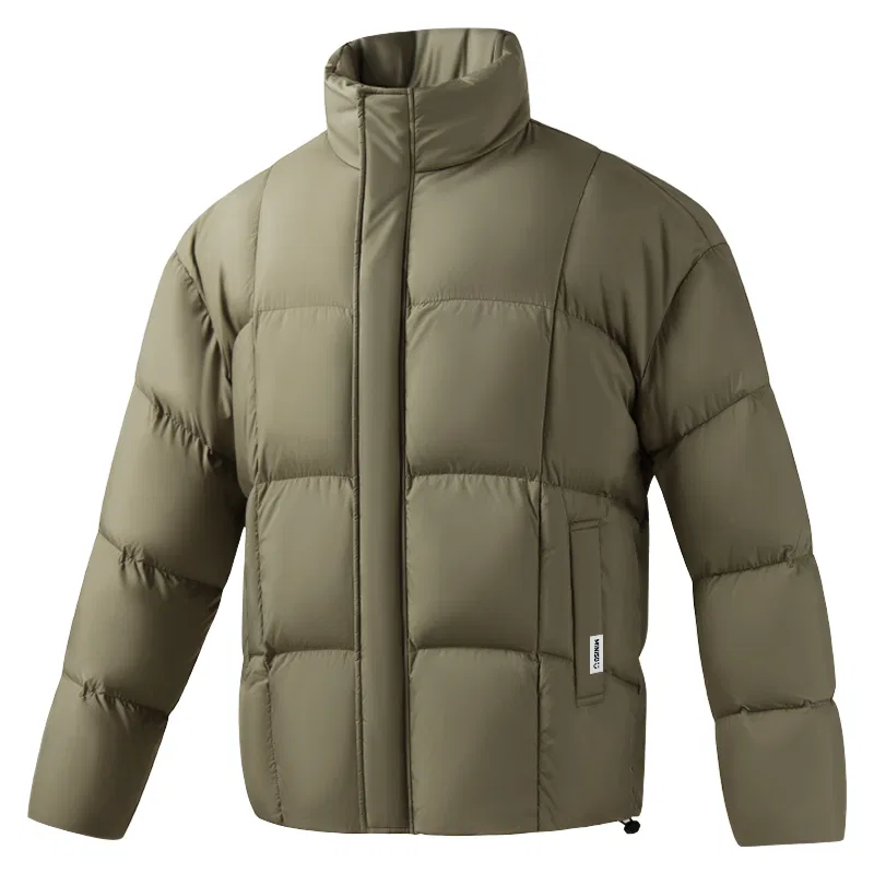 Детская пуховая куртка с высоким наполнением MINISO, Black Me45 Smile Label Lower Left Pocket B Logo — фото 3