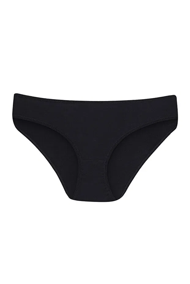 Детские трусы для девочек хлопковые 6 шт Slip Arma Yıldız, Black-6 — фото 2