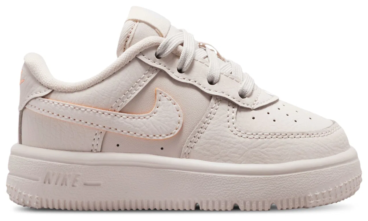 Кроссовки для мальчиков Nike Force 1 Low Lace SE, цвет Orewood Brown/Orange Pulse/Football Gray