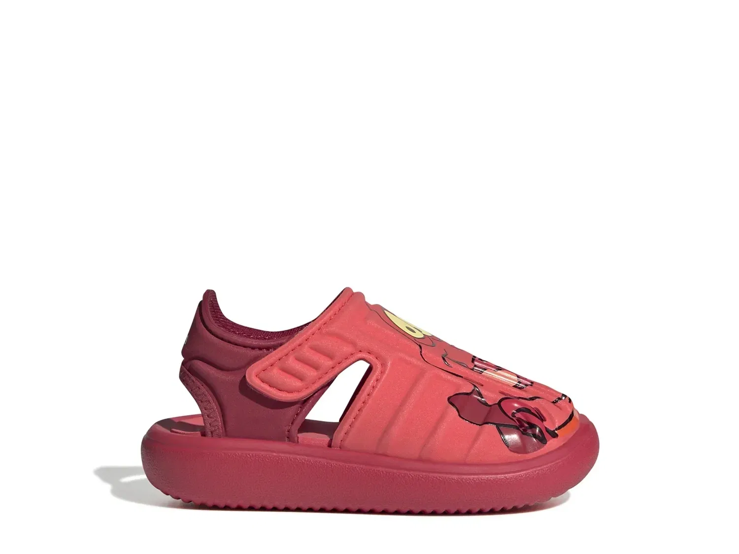 Сандалии водные Disney Sebastian, adidas, Красный — фото 3