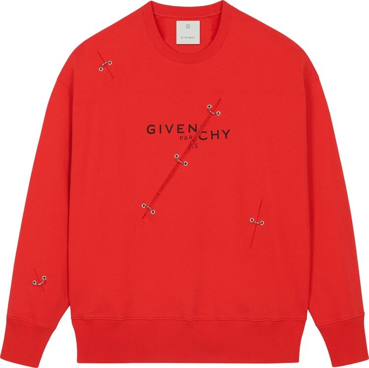 

Свитер Givenchy Trompe Loeil Ring Sweater 'Red', красный