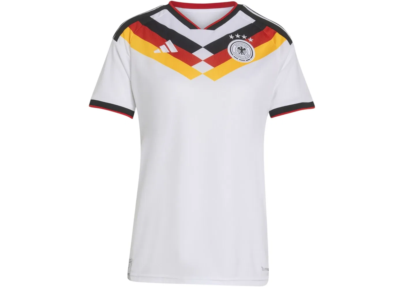 Женская футболка с принтом Germany 26 Home Jersey Adidas, White