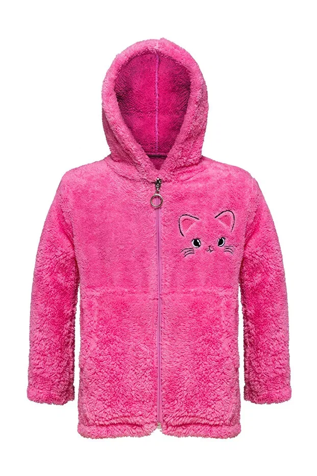 Детское для девочек куртка с капюшоном Etkimoda, Fuchsia
