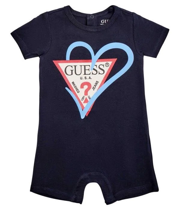 Детское боди для мальчиков с длинным рукавом Guess, Blu Marino