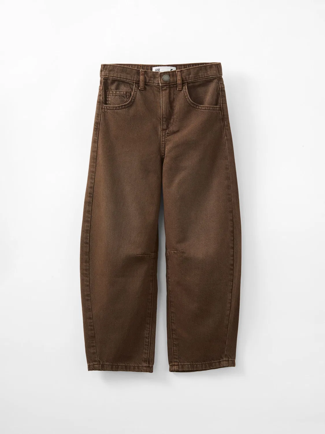 Джинсы Barrel Leg Cotton On, коричневый — фото 2