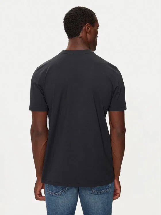 Футболка regular fit Tee V Boss, темно-синий — фото 3