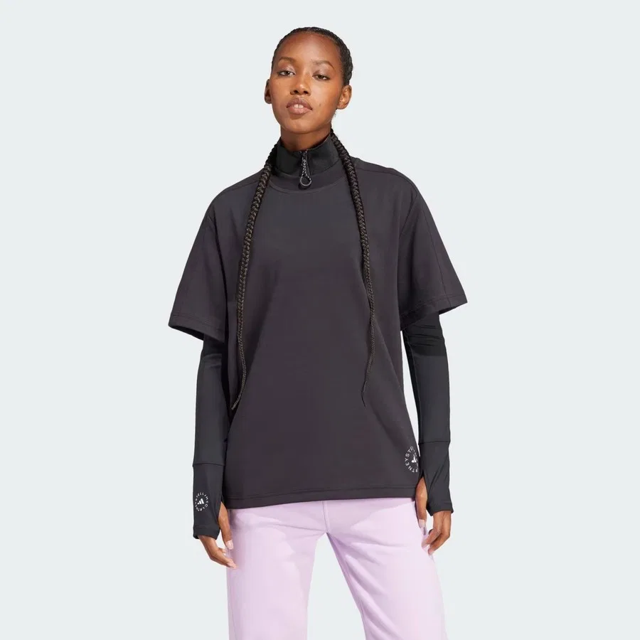 Футболка с длинным рукавом adidas by Stella McCartney Logo, Черный