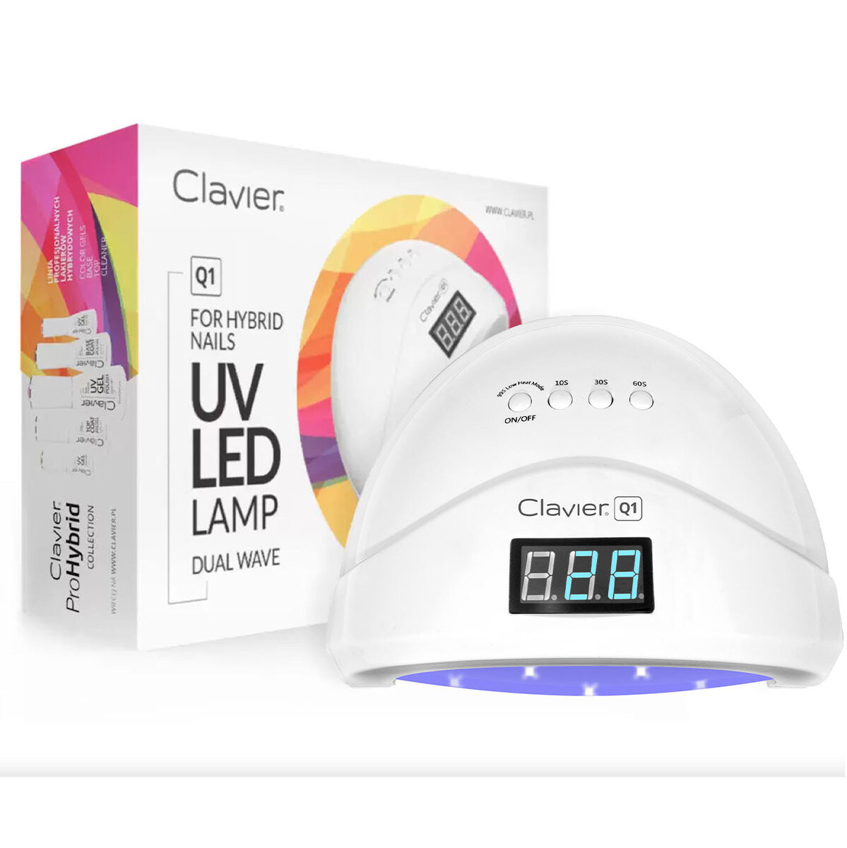 

Лампа для ногтей Clavier LED + UV-Q1 48Вт, белая