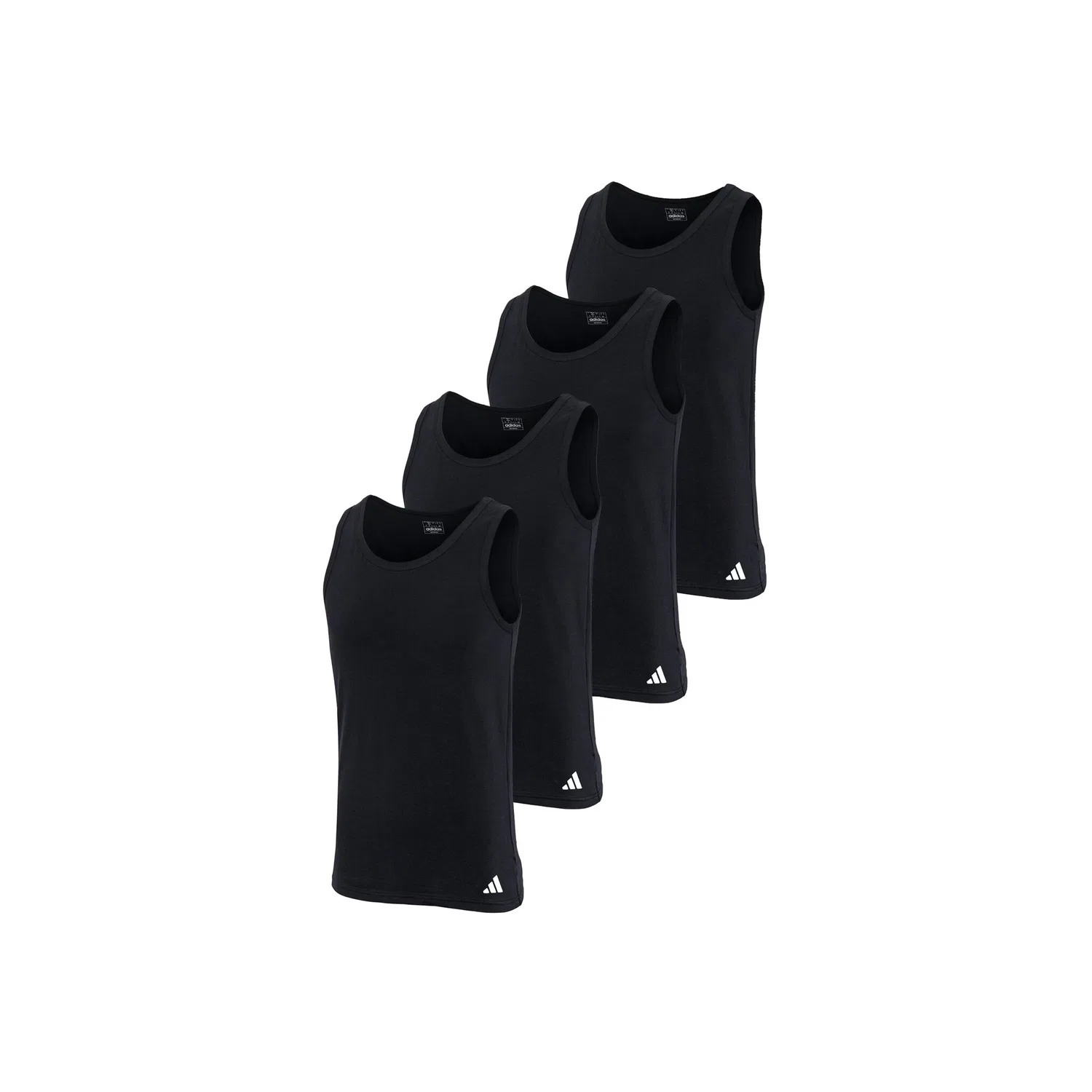 Мужские майки-борцовки базовые Adidas Originals, Black