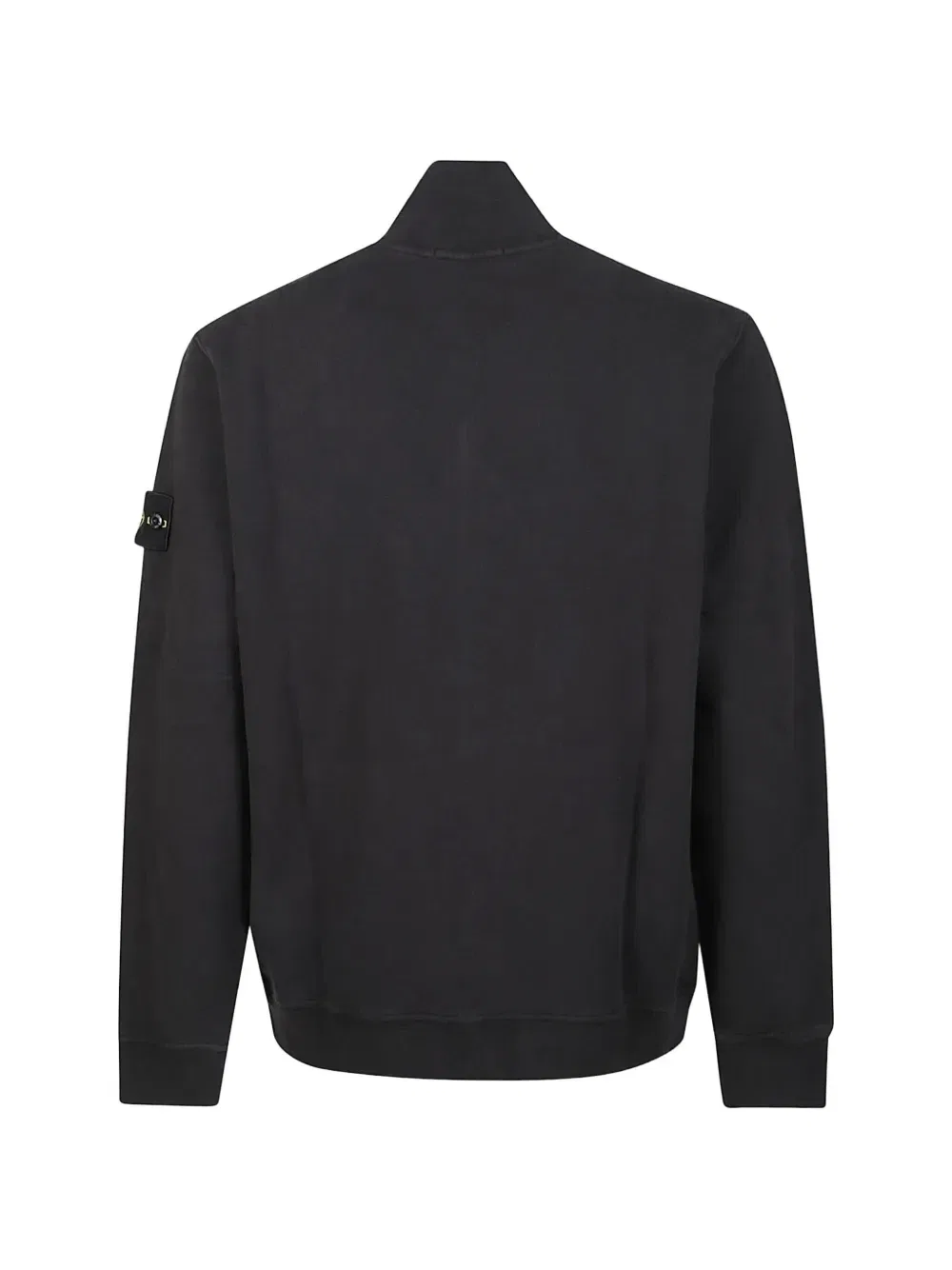Куртка спортивная из органического хлопка с начесом 6100066 Stone Island, черный — фото 2
