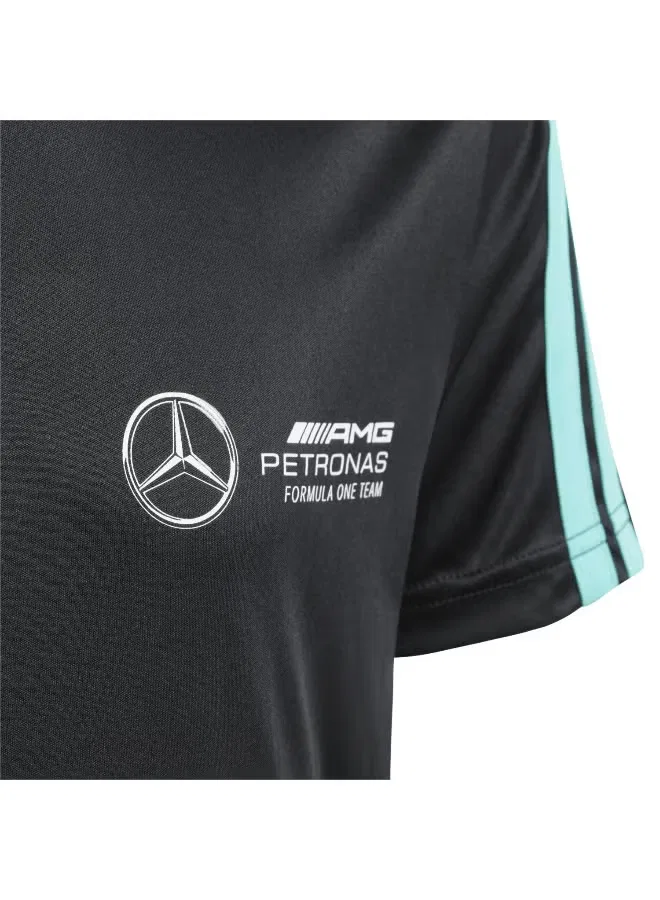 Футболка с принтом Mercedes - AMG Petronas Formula One Team DNA Adidas, черный — фото 3