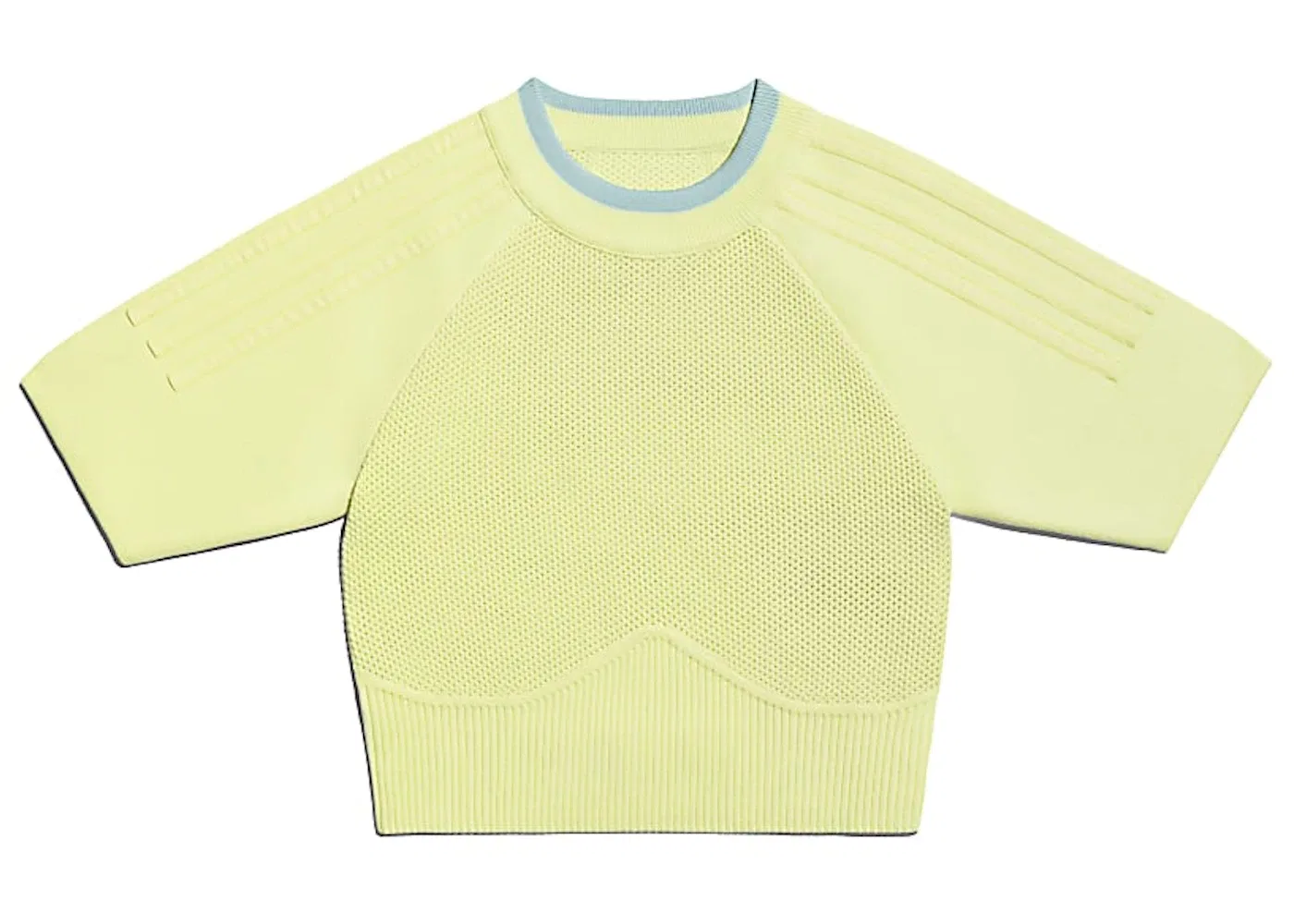 Женский топ-кроп с длинным рукавом Crop Top Adidas, Yellow Tint