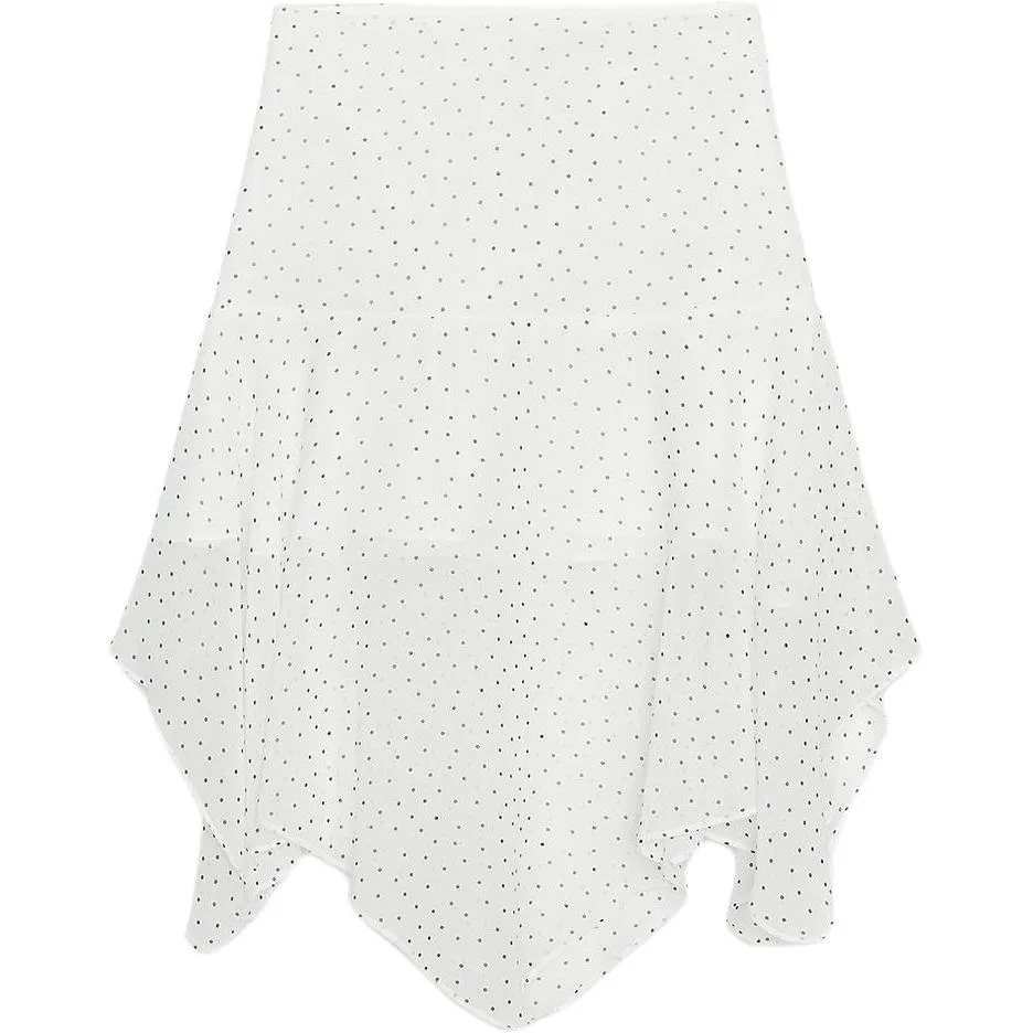 Женская повседневная длинная юбка White/Black ZARA