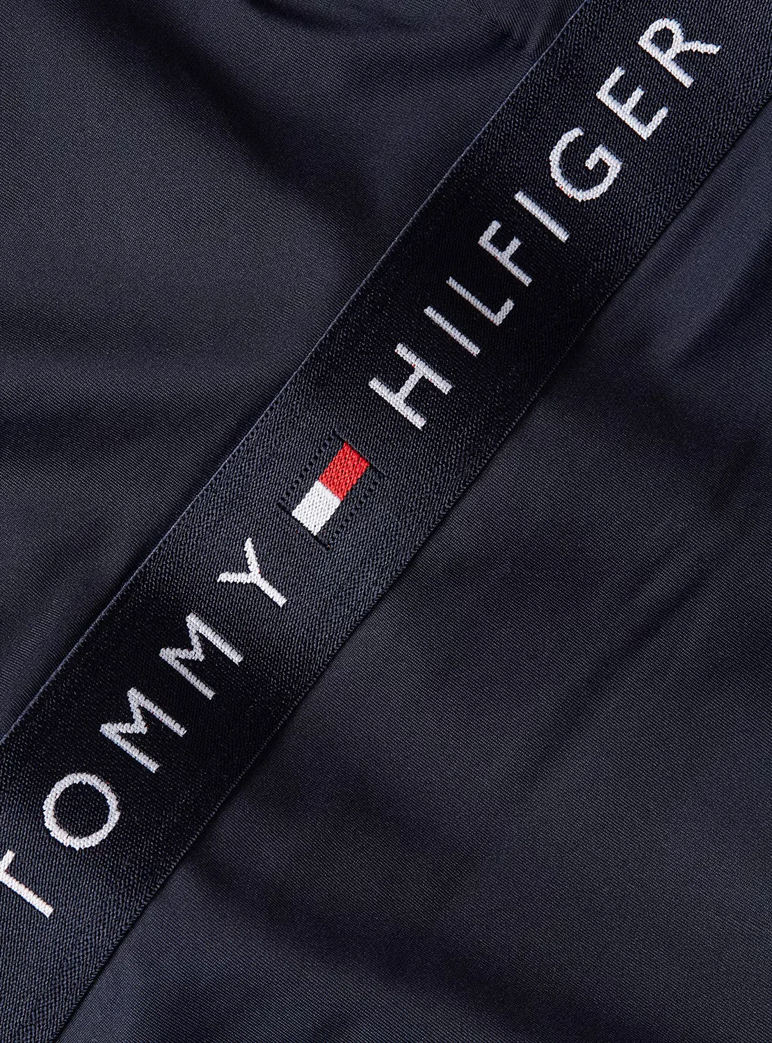 Купальник слитный с вырезом на спине Tommy Hilfiger, лазурный — фото 4