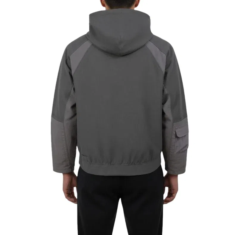 Мужское худи Tech Dri-Fit Shori Knit Utility Hoodie 'Iron Grey Pencil Point Black' Nike, Iron Grey/Pencil Point/Black — фото 2