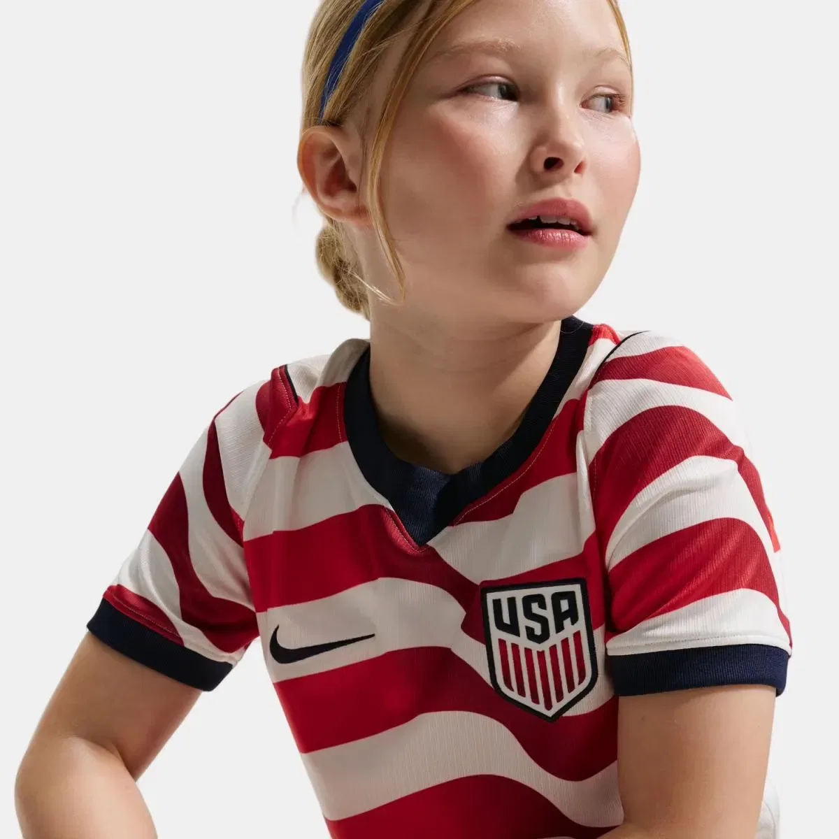 Детская футболка для мальчиков с длинным рукавом Nike, Blanco — фото 4