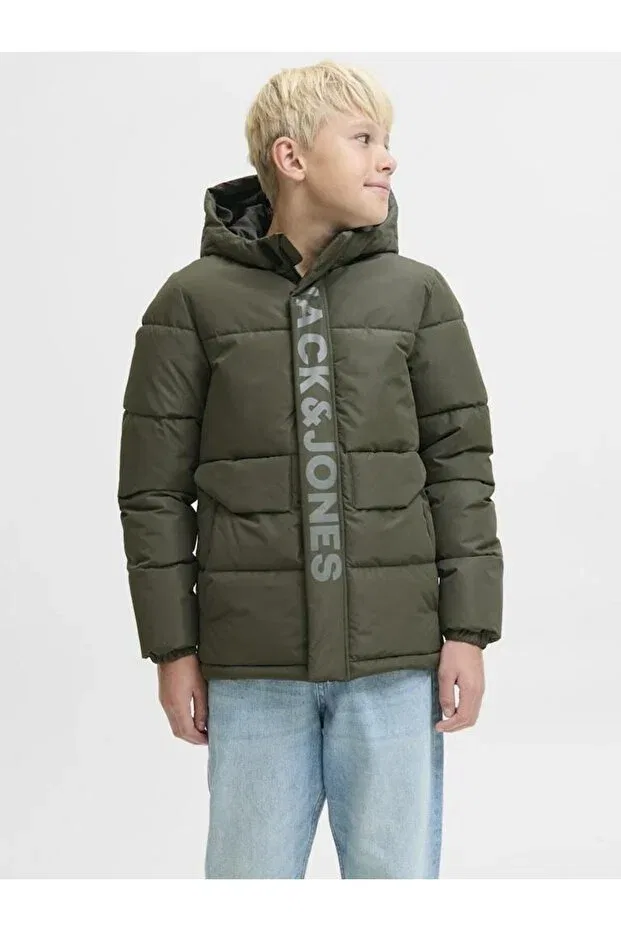 Детская куртка для девочек с принтом Jack & Jones, Green