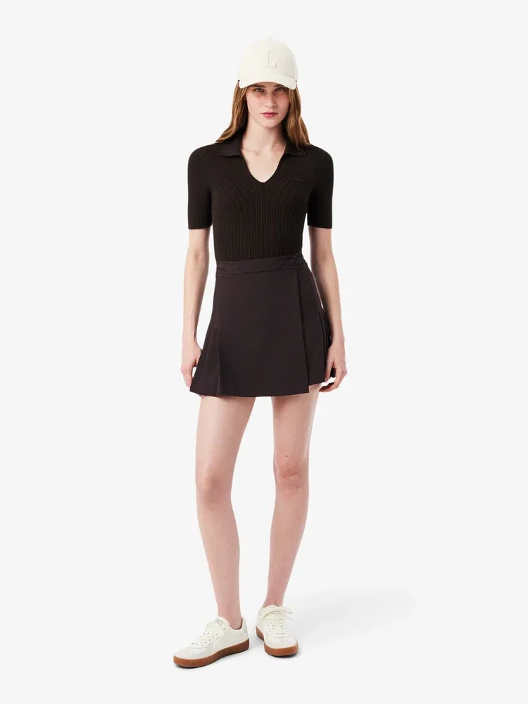 Юбка мини LACOSTE плиссированная, Brown