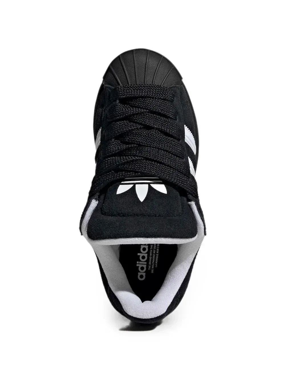 Кроссовки SST shell-toe Adidas Kids, черный — фото 3
