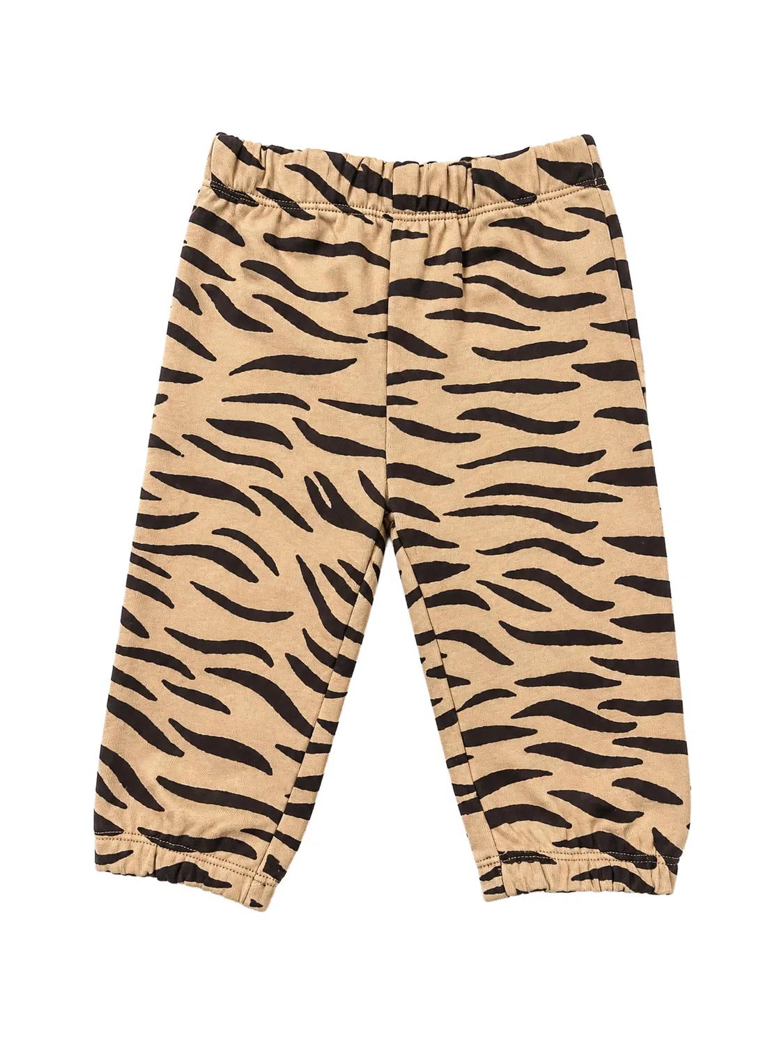 Спортивные штаны с тигровым принтом Stella Mccartney Kids, коричневый