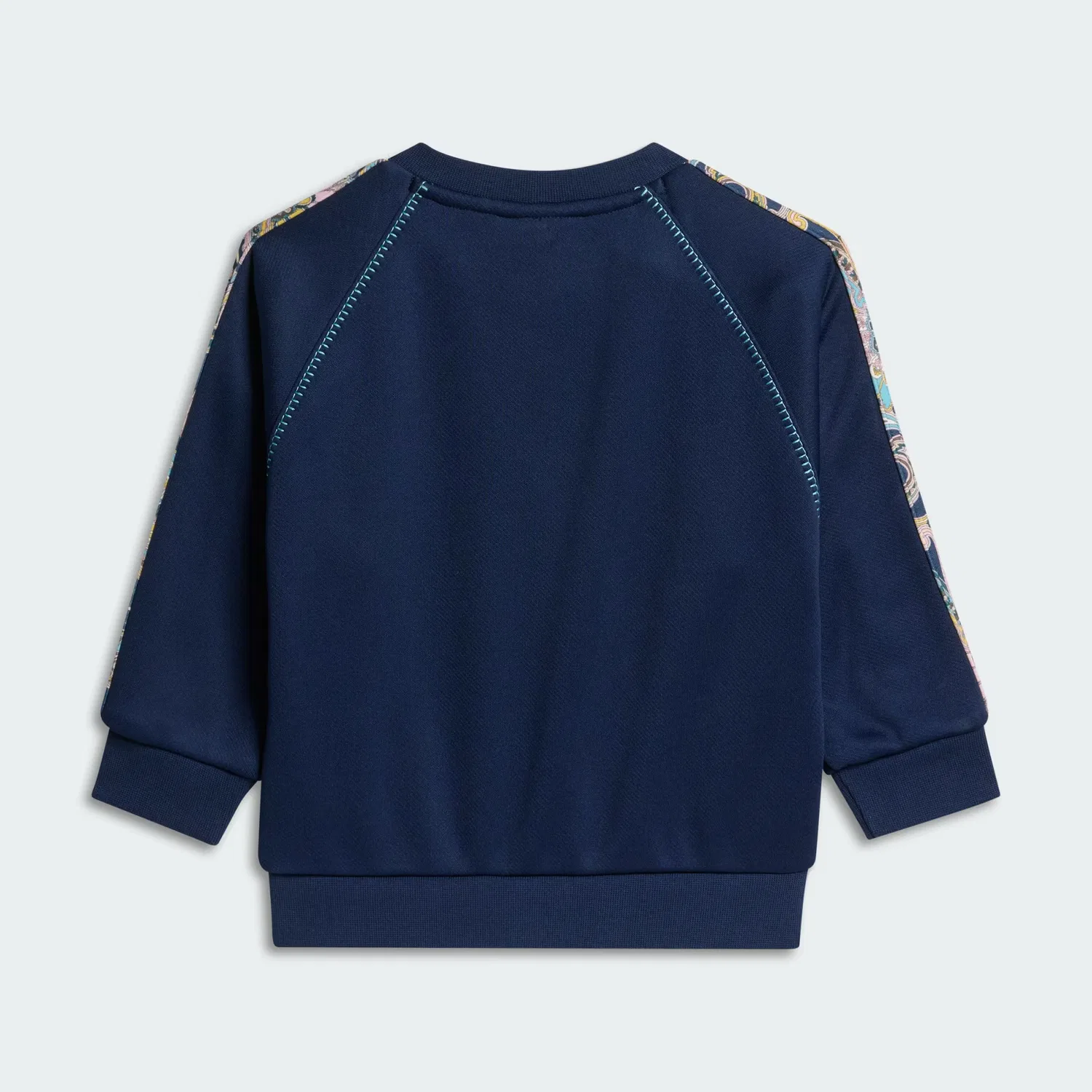 Детский комплект с принтом Paisley Parade из оверсайз-топа и леггинсов Liberty London Adidas Originals, Night Indigo/Мультиколор — фото 3
