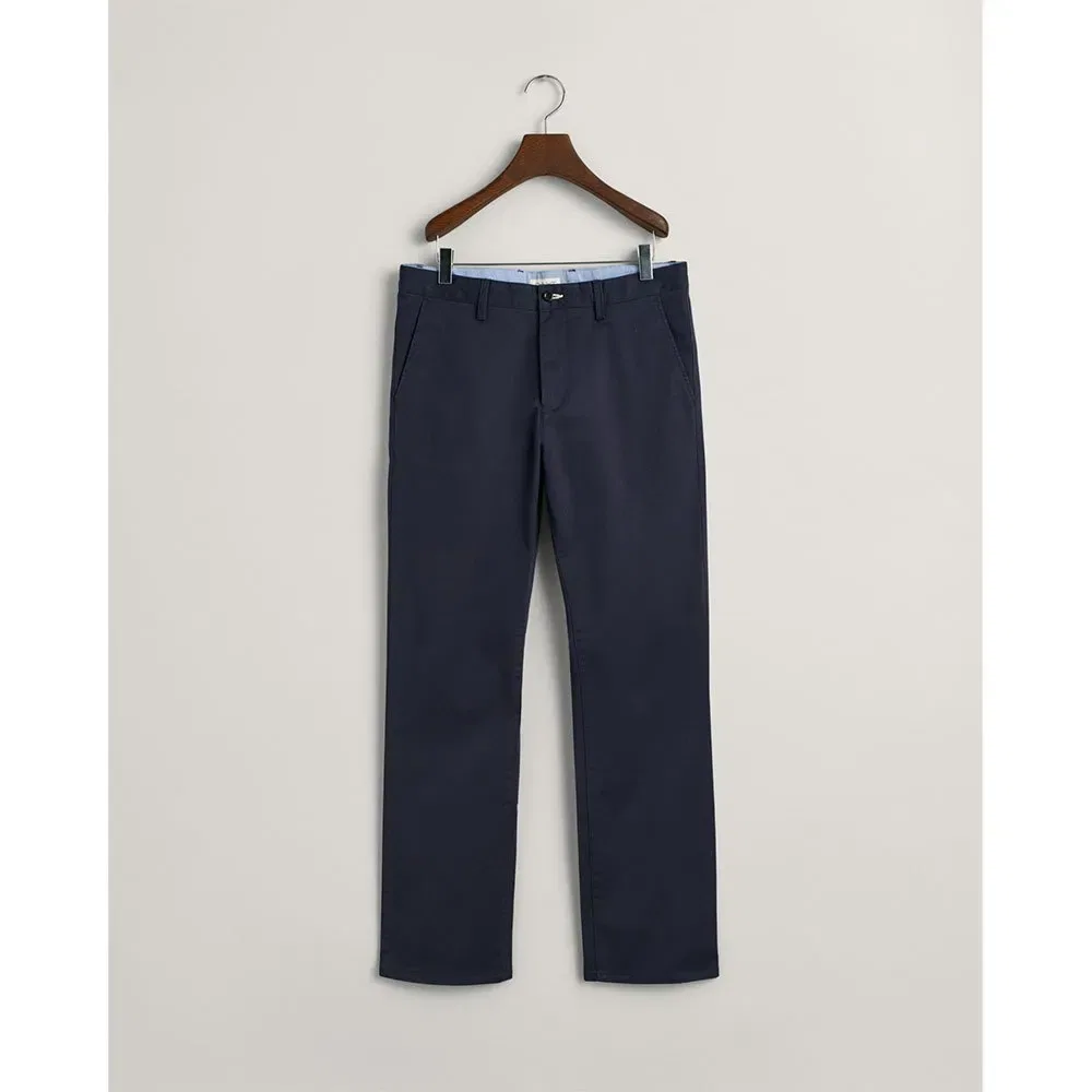 Детские брюки чинос для мальчиков с органическим хлопком Gant, Blue — фото 3