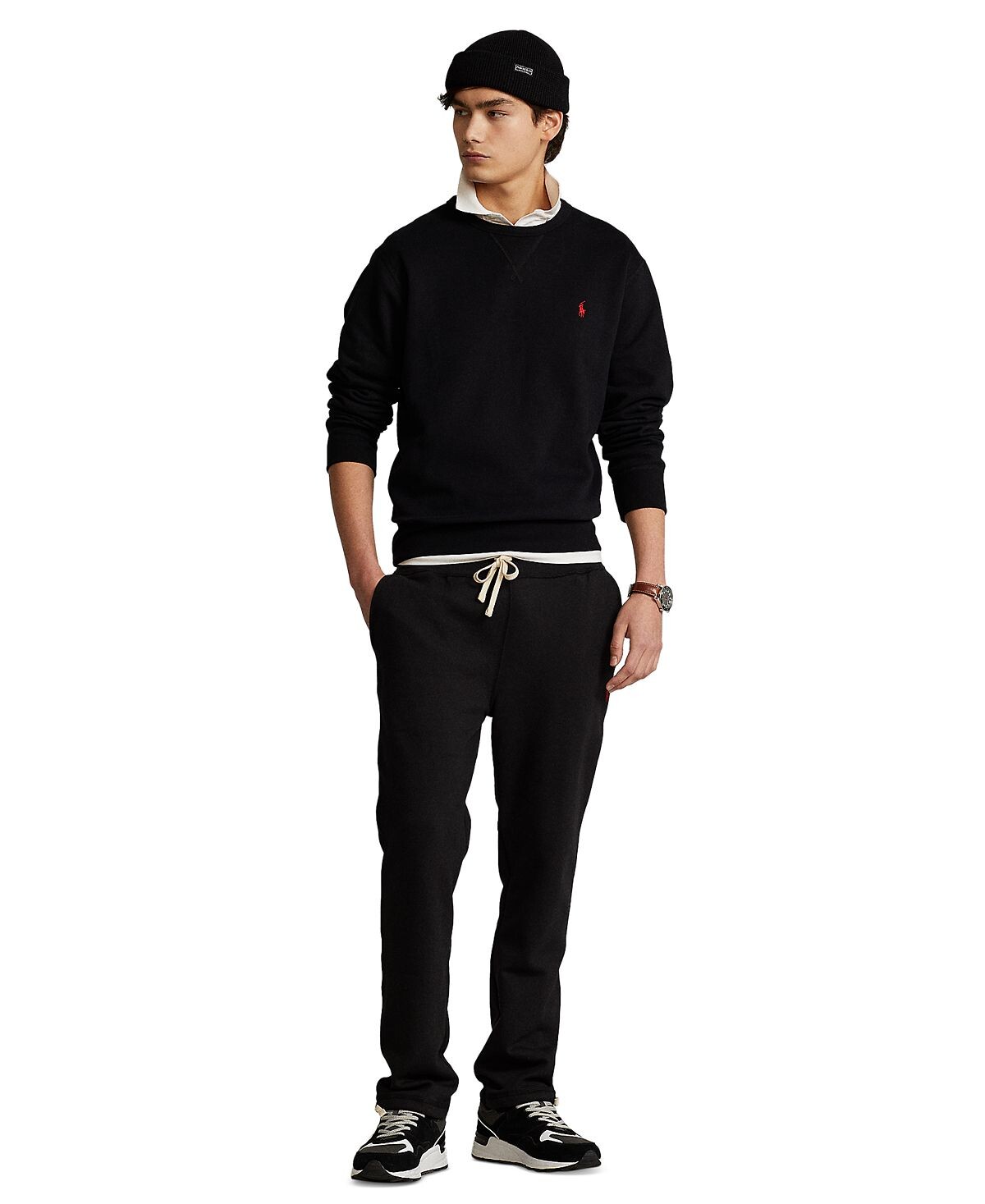 Мужские брюки на кулиске Polo Ralph Lauren, черный — фото 3