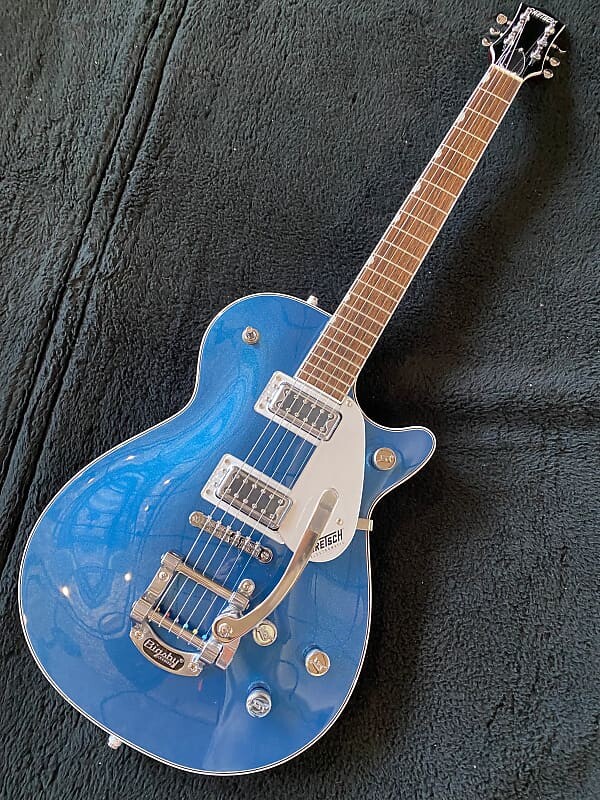 

Gretsch G5230T Electromatic Jet FT с краской Bigsby Aleutian Blue #CYG21044391 (8 фунтов, 1,2 унции) G5230T Electromatic Jet FT with Bigsby