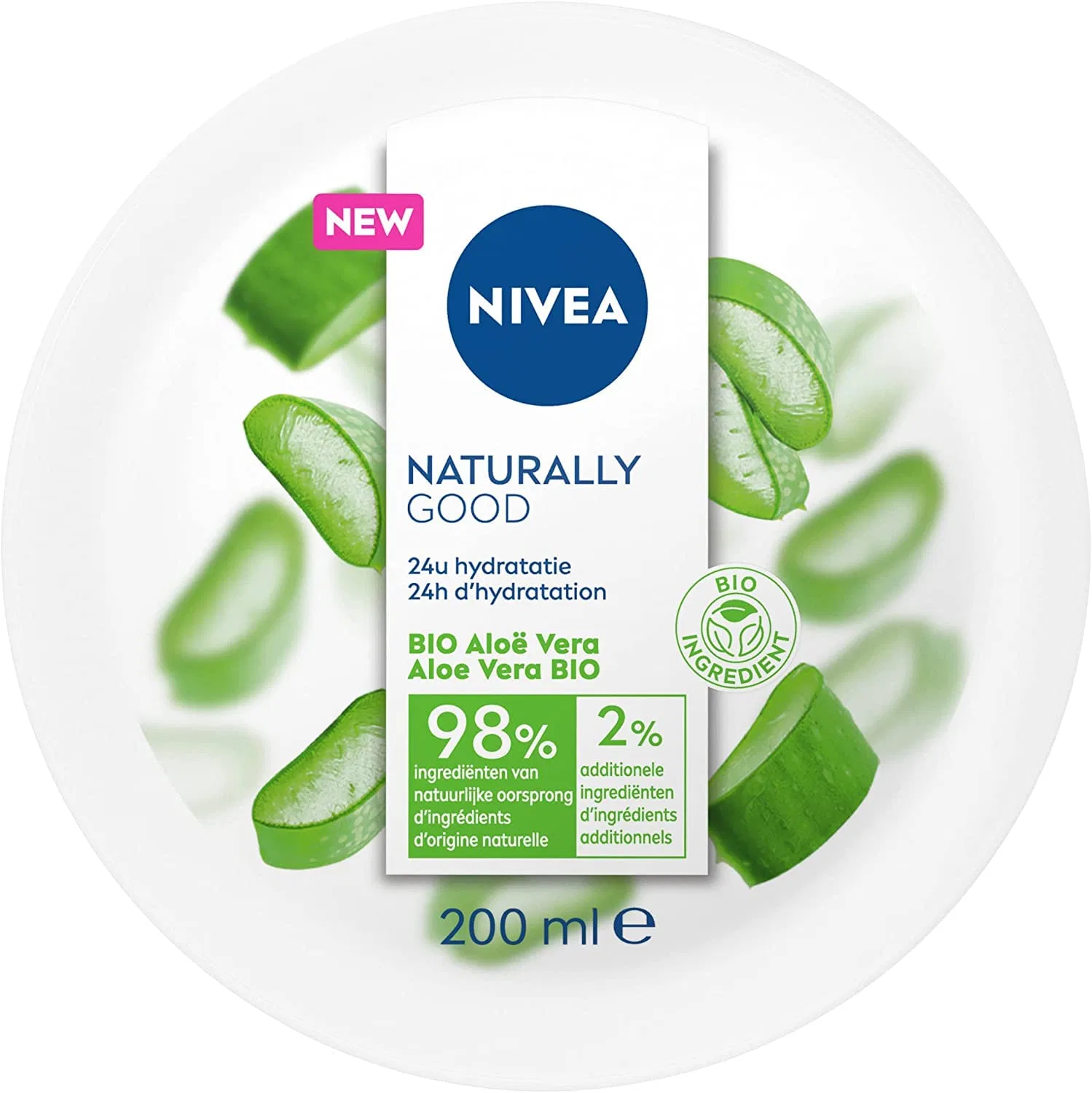 No brand Крем многофункциональный 3-в-1 NIVEA NATURALLY GOOD, 200 мл, с органическим алоэ вера — фото 3