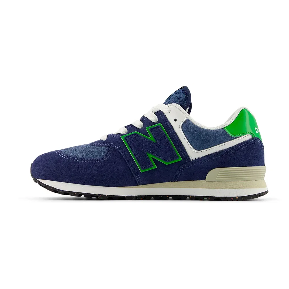 Кроссовки 574 New Balance, синий — фото 3