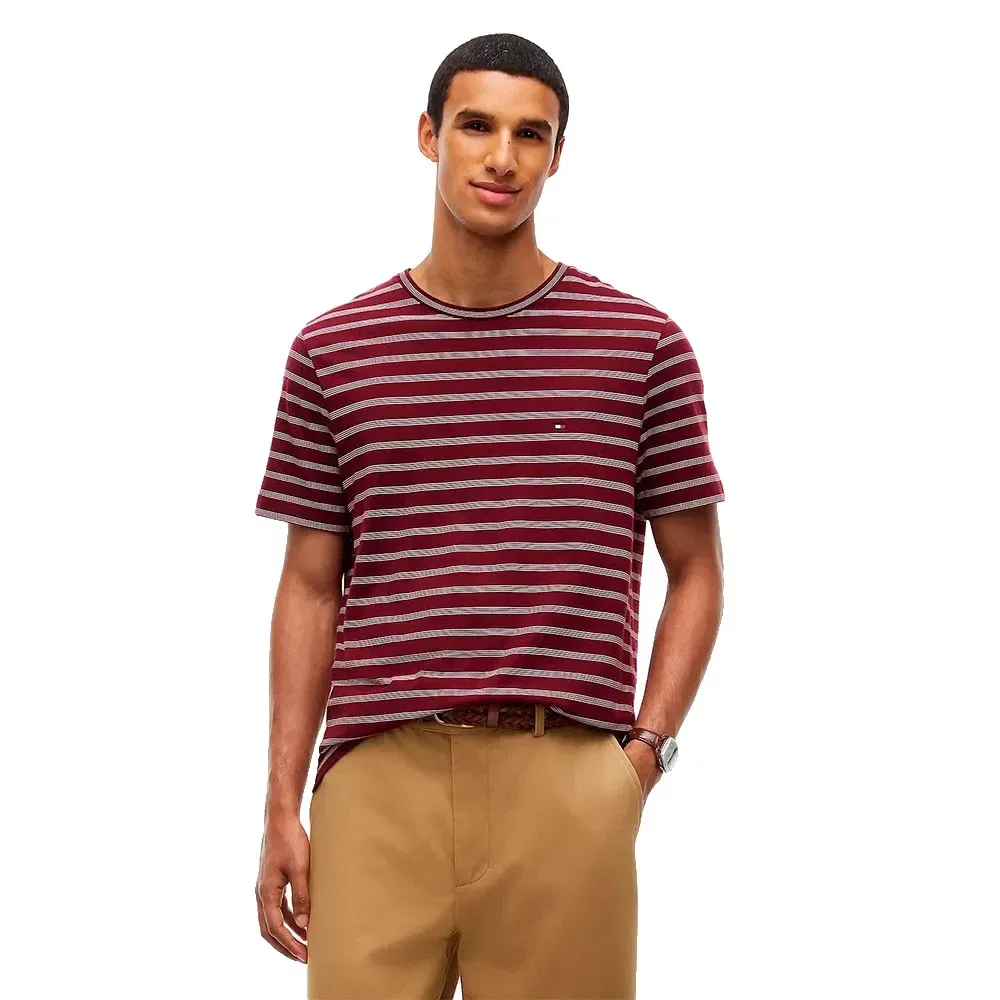 Мужская футболка с полосками Tommy hilfiger, Red