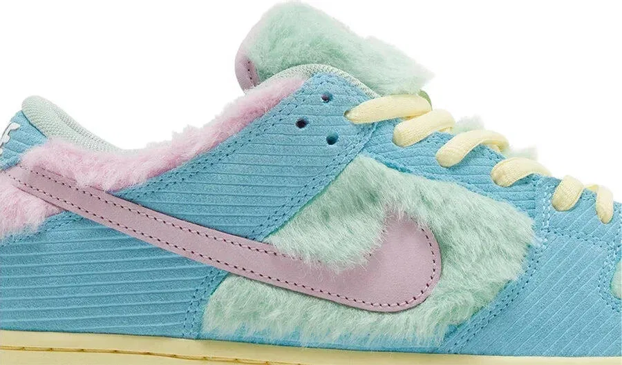 Детские кроссовки для скейтбординга с низким верхом SB Dunk Low Verdy Visty Nike, Schwarz — фото 2