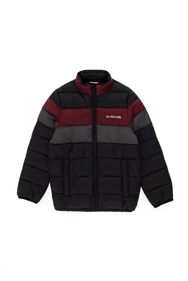Детское пальто для мальчиков с длинным рукавом U.S. Polo Assn., Black