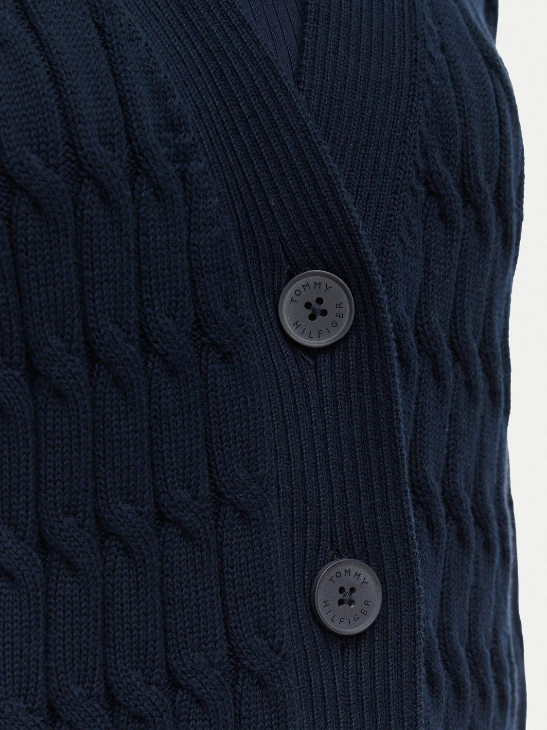 Женский кардиган свободного кроя Tommy Hilfiger, темно-синий — фото 4