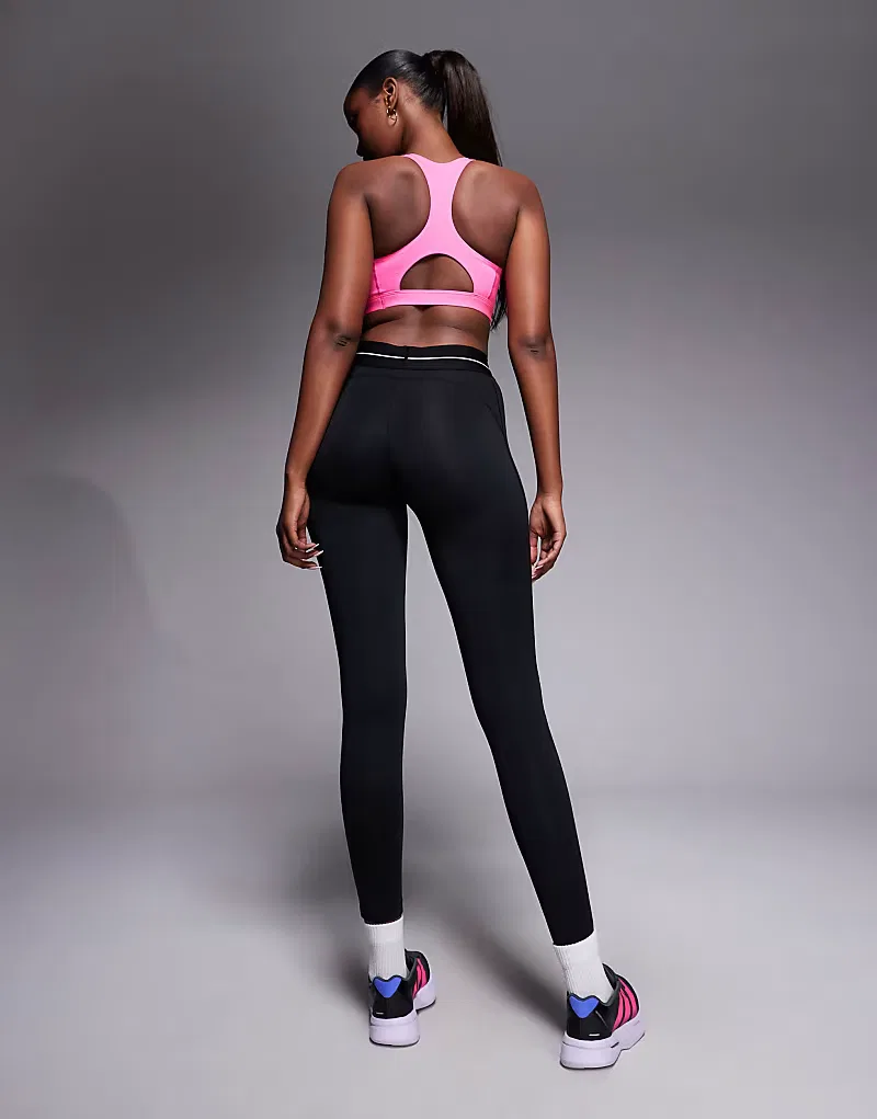 Леггинсы Adidas Training Hyperglam с прямым кроем, черный — фото 2