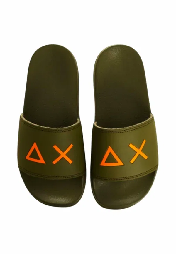 Тапочки с принтом logo kid x36310k.19 Sun68, мультиколорe — фото 3