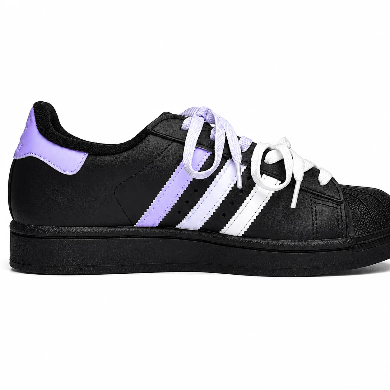 Детские кеды для скейтбординга Superstar 2 Adidas Originals, Light Lavender — фото 4