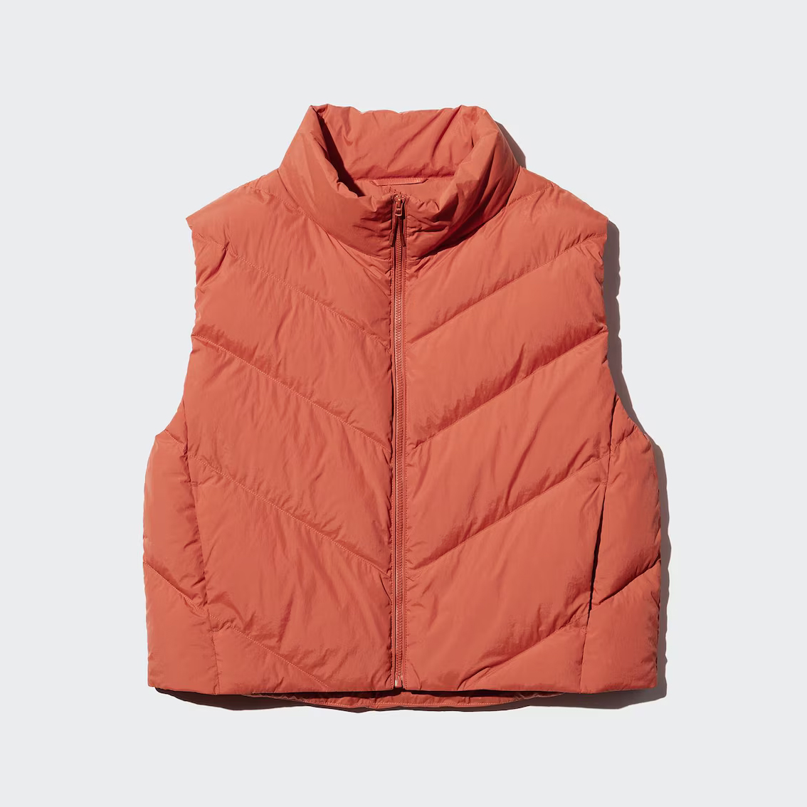 

Укороченный жилет Uniqlo Pufftech, 27 оранжевый