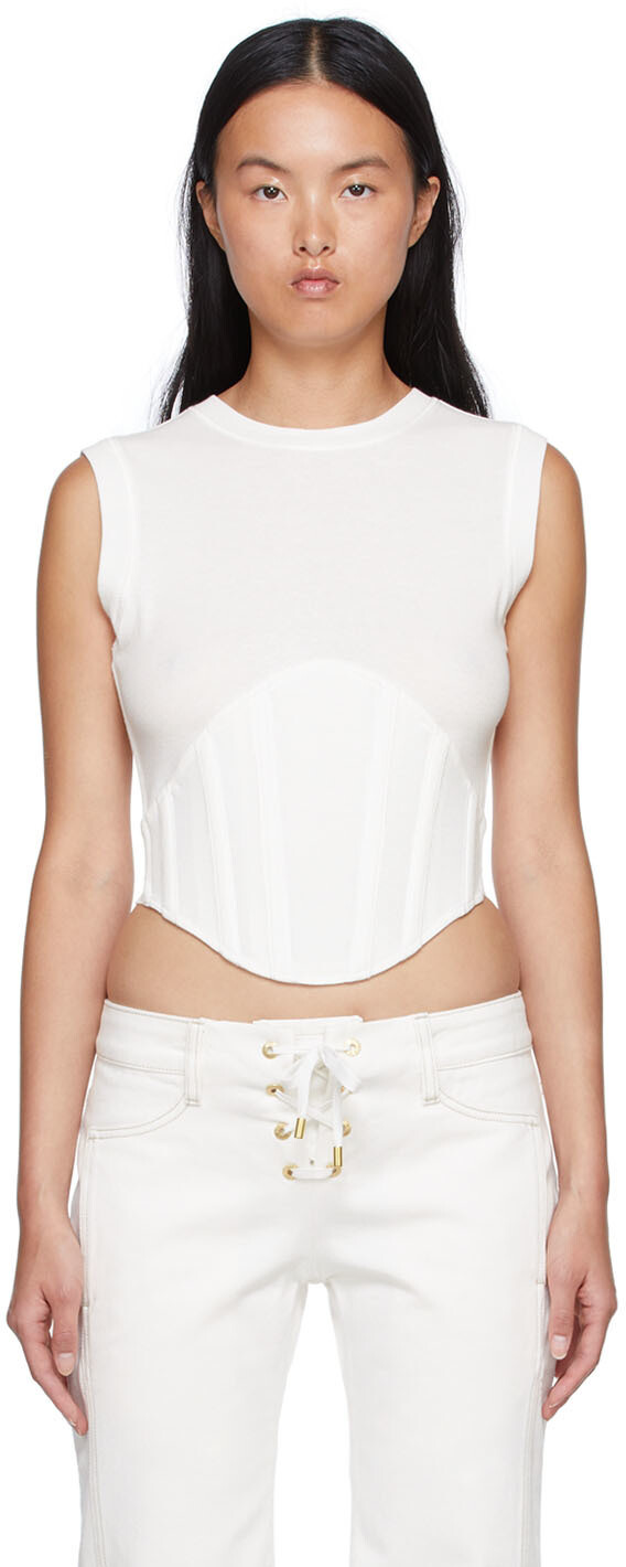 

Хлопковая майка Off-White Dion Lee