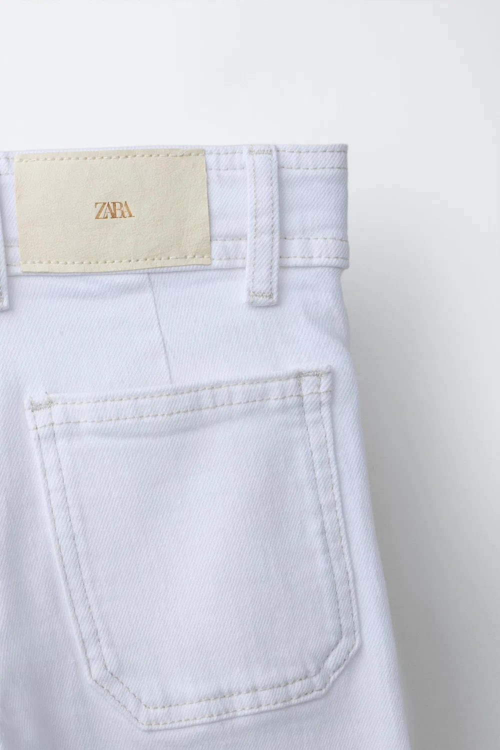 Морские джинсы ZARA, White — фото 4