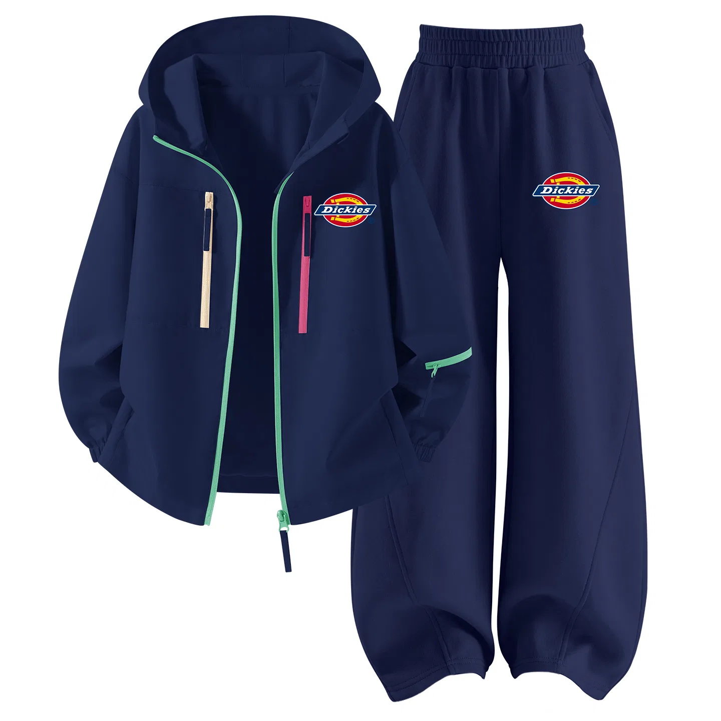 Детский спортивный костюм с капюшоном Dickies, Silicone Standard K Sweet Powder+Standard K Thick Black — фото 3