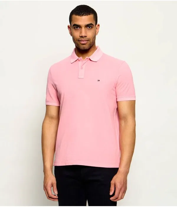 Мужское поло с коротким рукавом Tommy Hilfiger, Rosa