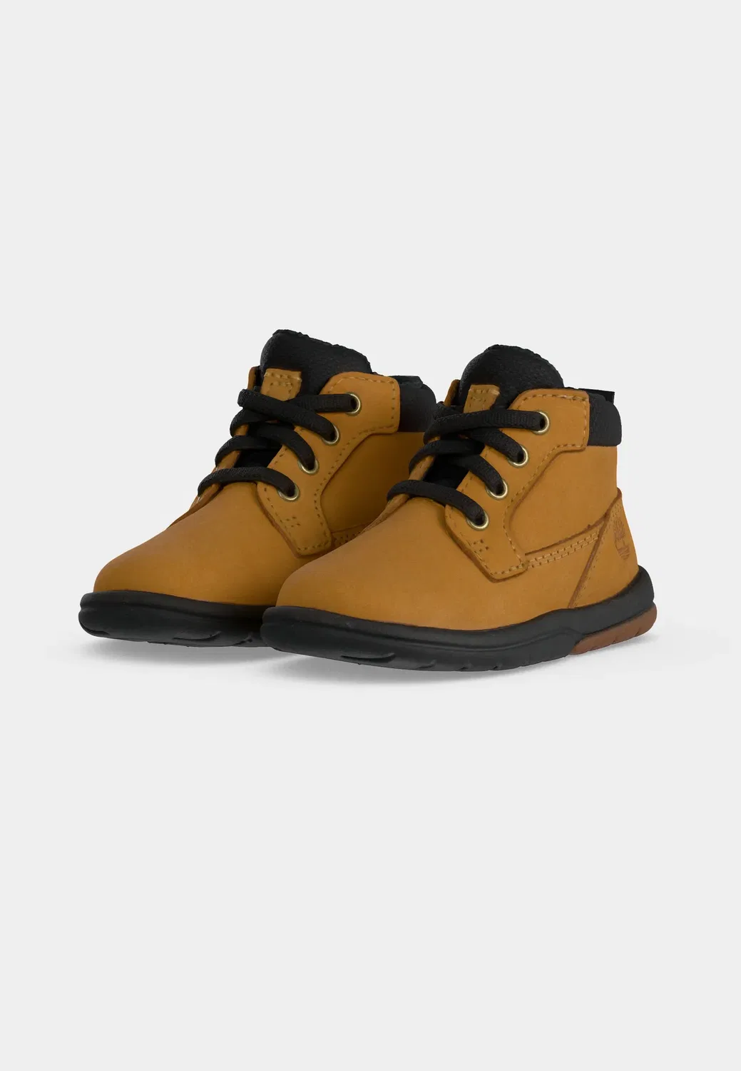 Ботинки Toddle Tracks средней высоты на липучке, унисекс, на шнуровке, до щиколотки Timberland, Wheat — фото 3
